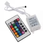 Contrôleur IR RGB 12V, 6A avec télécommande 24 boutons