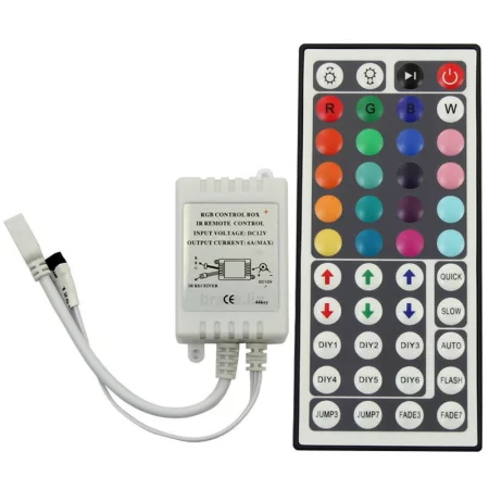 Controlador IR RGB 12V, 6A - 44 botones, AMPUL.eu