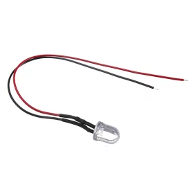 12V LED-diode 10mm, rød, AMPUL.eu