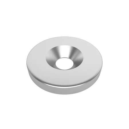 Magnet de neodim cu gaură de 5 mm, ⌀20x3mm, N35, AMPUL.eu