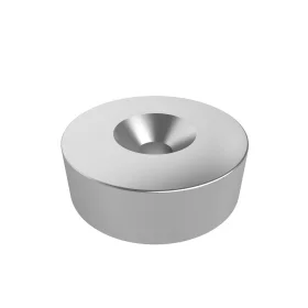 Magnete al neodimio con foro da 6 mm, ⌀30x10 mm, N35, AMPUL.eu