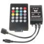 RGB IR-Controller 12V, Musiksteuerung, 24 Tasten