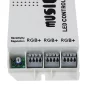 Controlador IR RGB 12V-24V, 9A - control de sonido, 24 botones