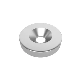 Neodimov magnet z luknjo 5 mm, ⌀20x4 mm, N50, AMPUL.eu