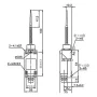 Limit switch ME-8166, spring with plastic rod, AMPUL.eu