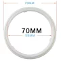 COB LED kroužky průměr 70mm - Duální barva bílá/žlutá, AMPUL.eu