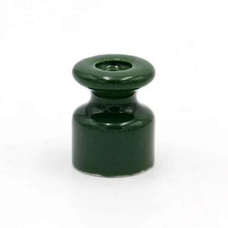 Ceramic spiral wire holder, green, AMPUL.eu