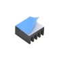 Aluminijast radiator 8,8x8,8x5 mm črn z lepilnim trakom