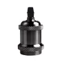 Soclu retro E27 HQL B, cupru cromat, negru