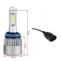 LED autólámpák készlete H11 foglalattal, COB LED, 4000lm, 12V