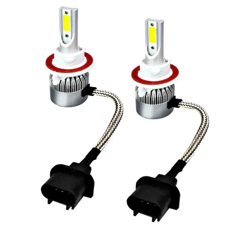 Set of LED car bulbs with socket H13, COB LED, 4000lm, 12V, 24V