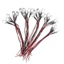24V White LED Diode 10mm with 20cm Lead Cable