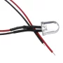 24V White LED Diode 10mm with 20cm Lead Cable