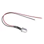 24V White LED Diode 10mm with 20cm Lead Cable