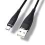 Type-C Charging & Data Cable, Black, 20cm