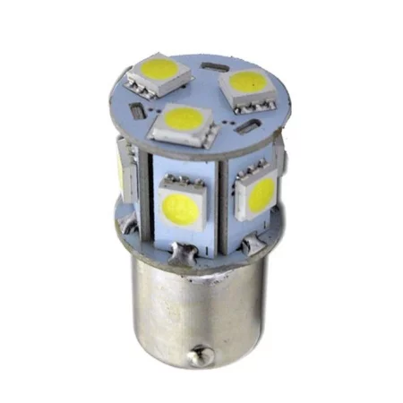BA15S, 9 SMD 5050 LEDs, 6V – Weiße LED-Leuchte
