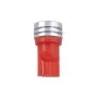 1W LED socket T10, W5W - Red, AMPUL.eu