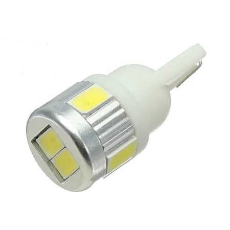 LED 6x 5630 SMD douille T10, W5W - Blanc, AMPUL.eu