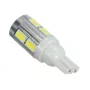 LED 10x 5630 SMD foglalat T10, W5W, fehér fényű
