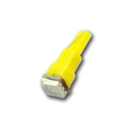 LED T5 5050 SMD jaune, 12V, super brillante, douille T5