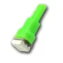 T5, 1x 5050 SMD LED zelena - Utičnica, 12V, Super svijetla