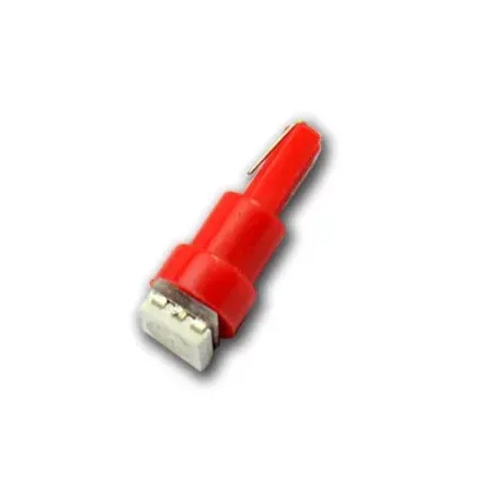 T5, 1x 5050 SMD LED - piros, AMPUL.eu
