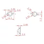 Diode LED SMD 3W spectre complet pour culture 380-840nm