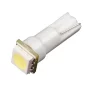 T5 1x 5050 SMD LED hvid til 12V stikkontakter