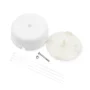 Ceramic Wall Junction Box in White, 80x32mm