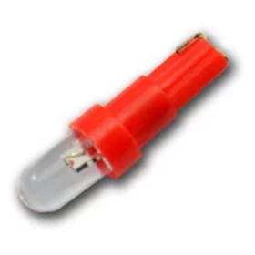 T5, 5mm LED - Červená, AMPUL.eu