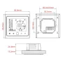 Thermostat numérique mural BHT-002-GCW, commande Wi-fi, AMPUL.eu