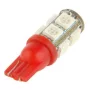 LED 9x 5050 SMD socket T10, W5W - Rojo, AMPUL.eu