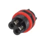 IP68 waterproof cable connector, 2-pin, AMPUL.eu