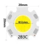 COB-LED-Diode 3W, Durchmesser 20mm, AMPUL.eu