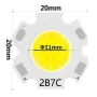 COB LED Diode 7W, diameter 20mm, AMPUL.eu