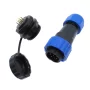 SP20 panel mount, IP68 waterproof cable connector, 6-pin