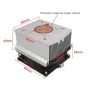 Disipador activo de aluminio para LEDs SMD de hasta 100W