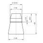 Ceramic Socket E27 220-230V, Durable Lighting Holder