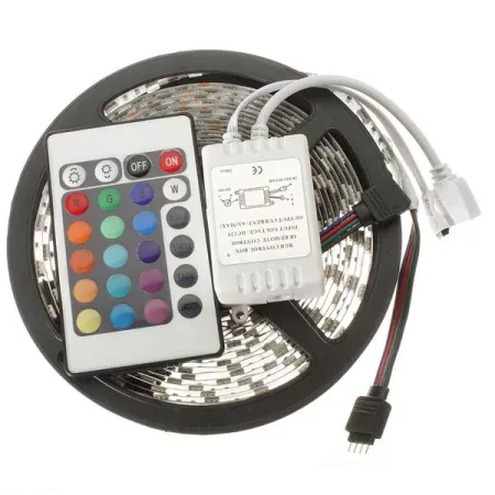 RGB Ribbon Controller with 24 Buttons and 5m LED Strip