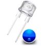 Diode LED 8mm bleue 0.5W, 33lm, angle 140°