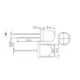 LED-diodi 8mm, keltainen diffuusi, AMPUL.eu
