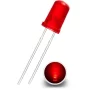 5mm Red Diffuse LED Diode