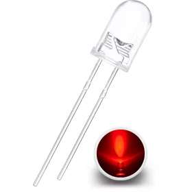 LED-diodi 5mm, punainen, AMPUL.eu