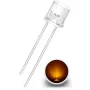 LED plano transparente amarillo 5mm, superluminoso 5000 mcd