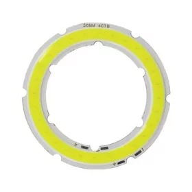 COB LED Diode ⌀50mm, 5W, White, AMPUL.eu