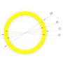 Diodă COB LED 6W, ⌀60mm, alb cald, luminozitate 600 lm