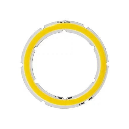 COB LED-diod ⌀70mm, 7W, varmvit – effektiv och långlivad