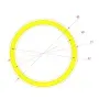 Diode LED COB ⌀80mm, 8W, blanc chaud, AMPUL.eu