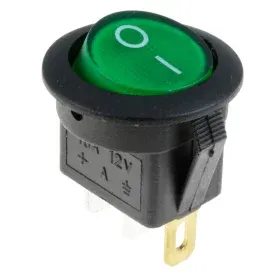 Cradle switch round 12V, LED backlight, AMPUL.eu