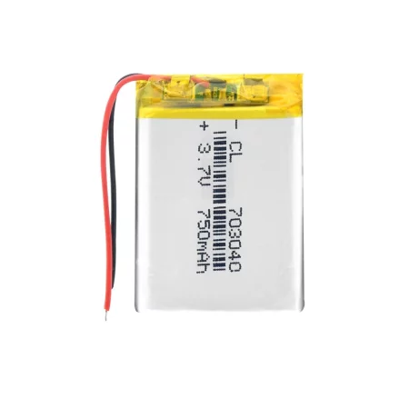 Batteria ai polimeri di litio 750mAh 3,7V modello 703040
